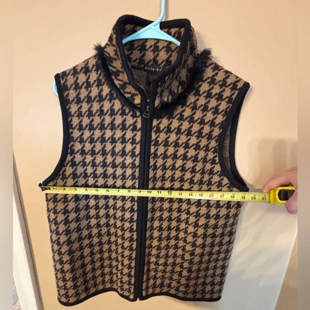 Vintage Tally Ho women’s wool sweater vest Large - Picture 13 of 16